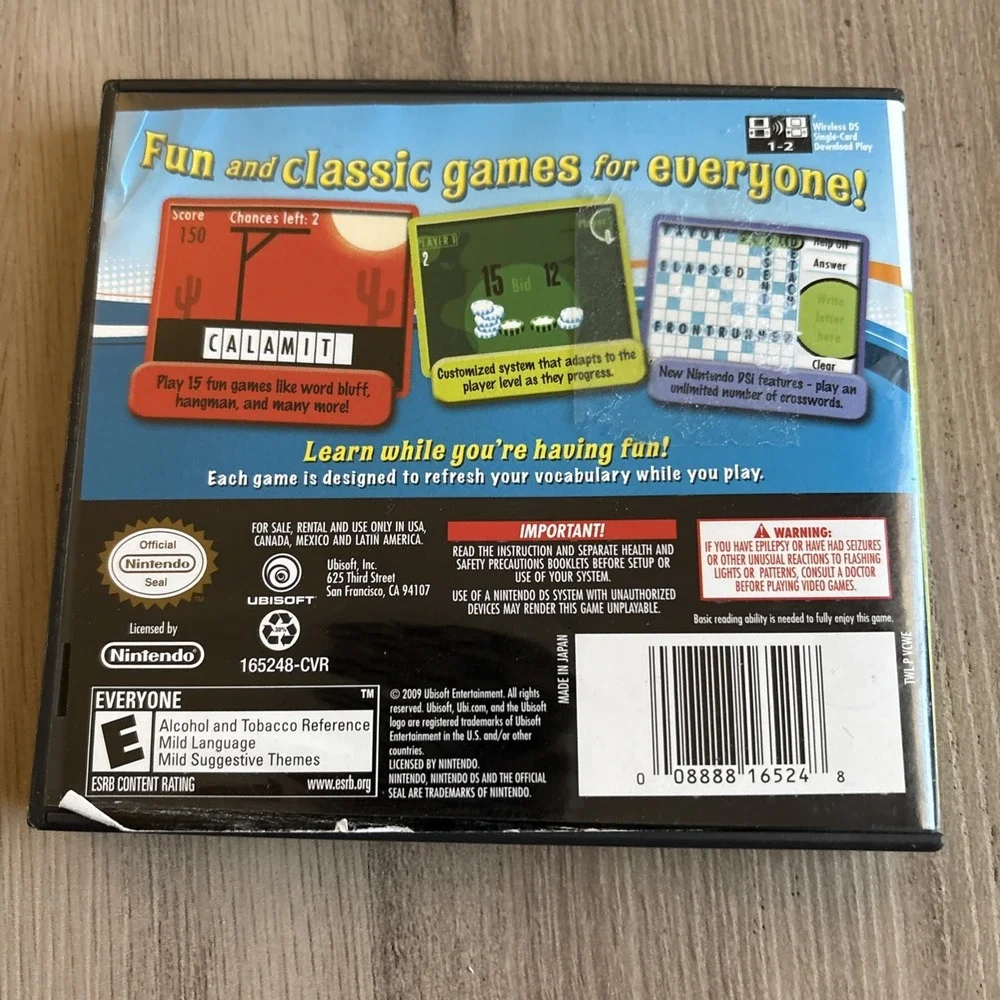 Classic Word Games‎ (Nintendo DS, 2009)